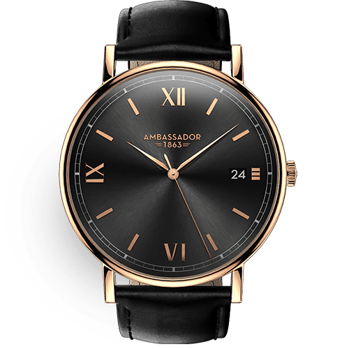 Mens slim hot sale dress watches