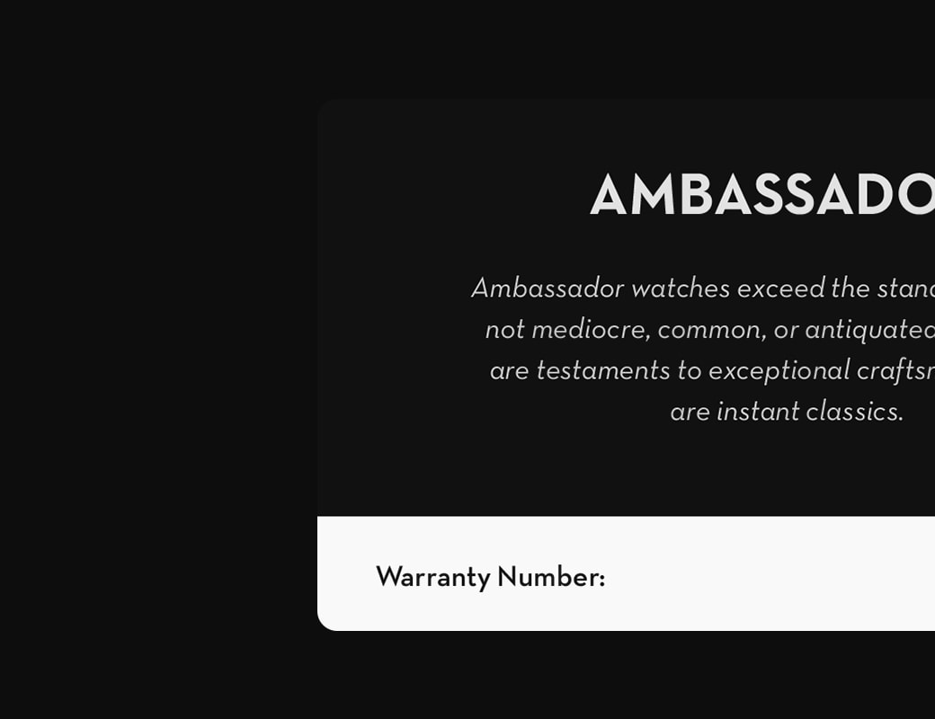 Watch Warranty