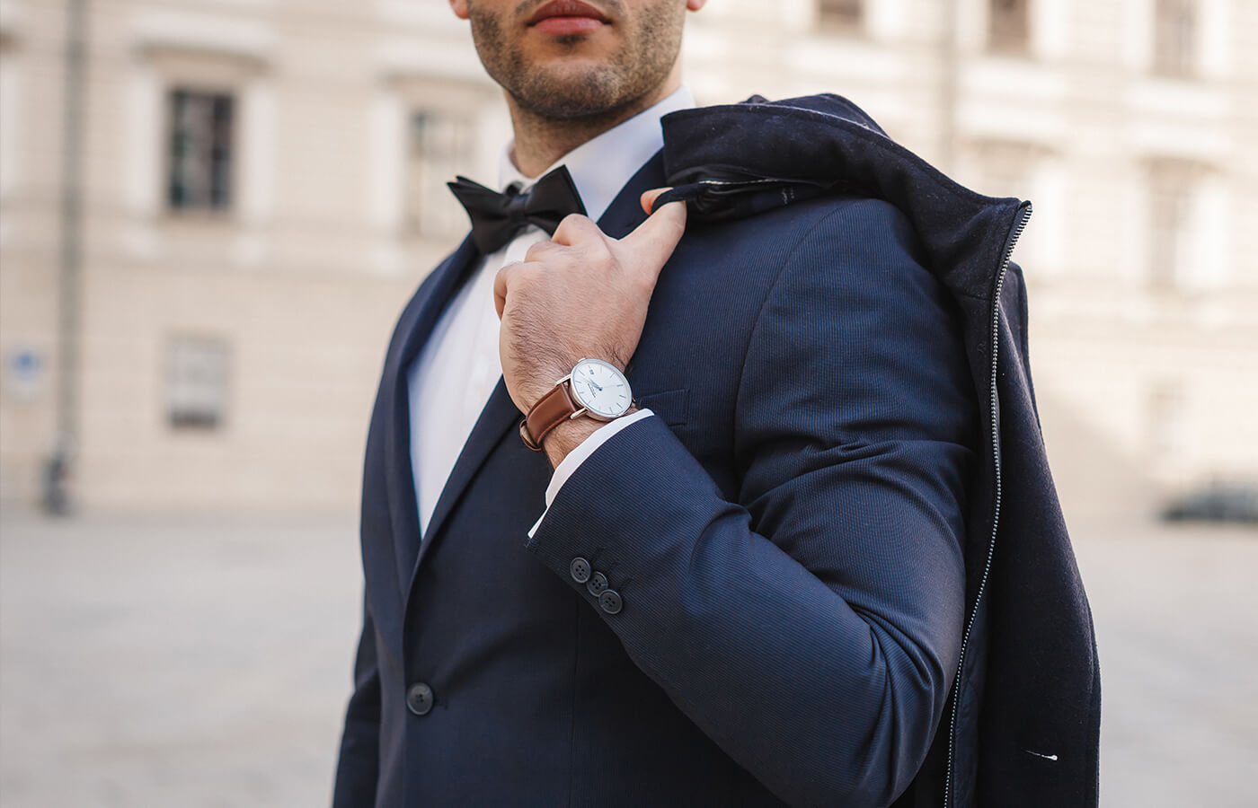 men with wrist watch